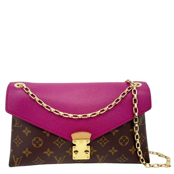 Louis Vuitton  Pallas Chain Monogram Canvas Crossbody Bag Aurore - Picture 1 of 13